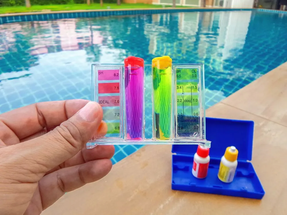 tes kit kolam renang