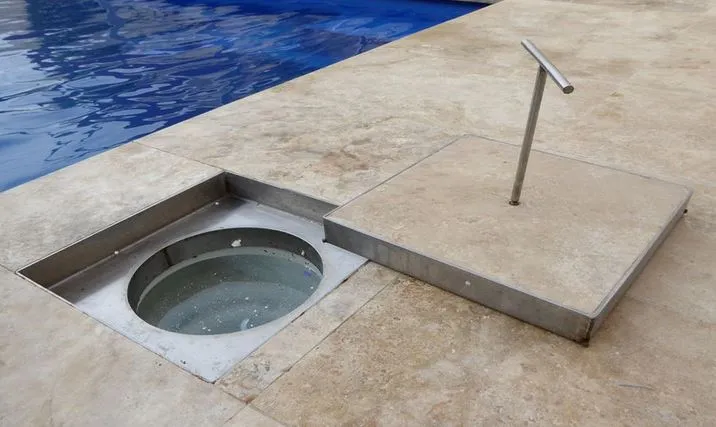tutup bagian atas skimmer box
