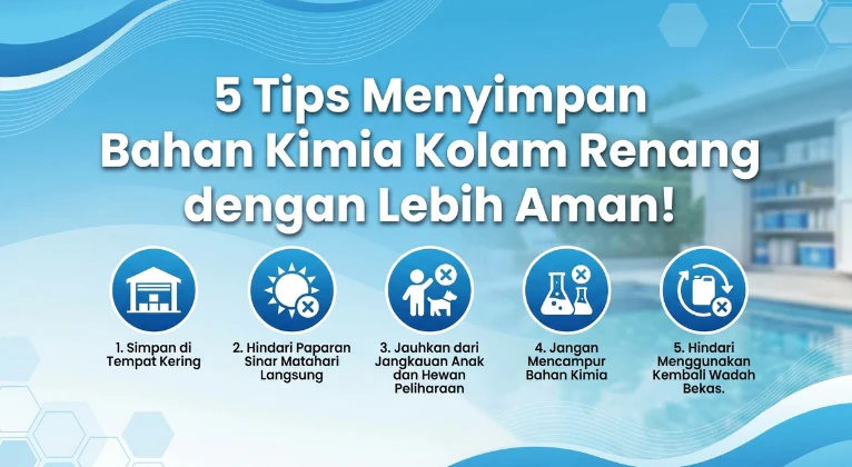 tips menyimpan chemical kolam renang